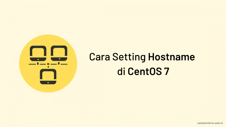 Banner Cara Setting Hostname di CentOS 7