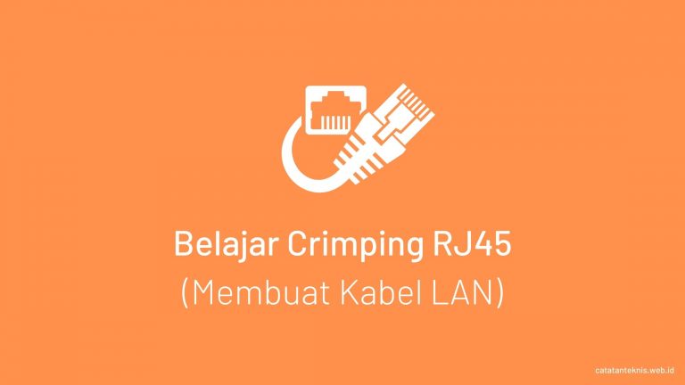 Belajar Crimping RJ45