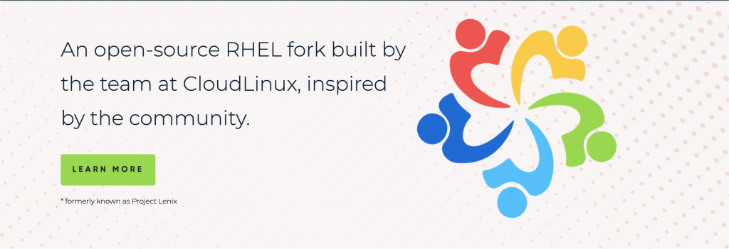 AlmaLinux OS Landing Page