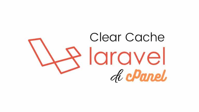 Banner Clear cache laravel di cPanel