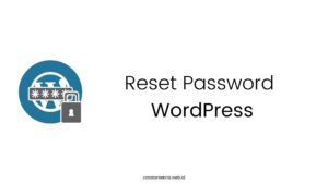 Reset Password Wordpress - Banner