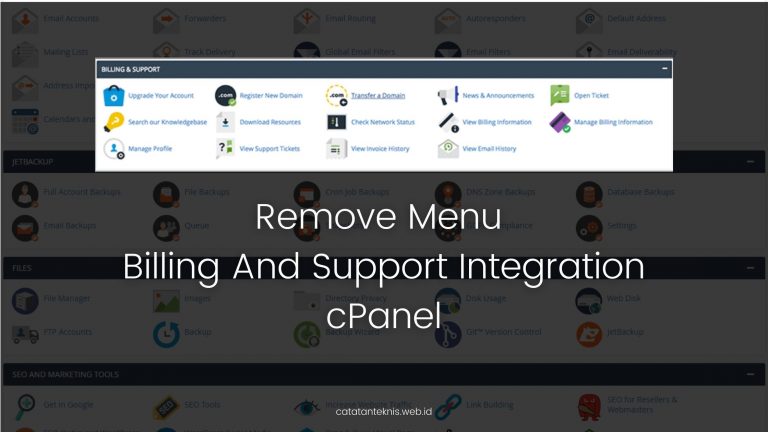 Banner Remove Billing & Support