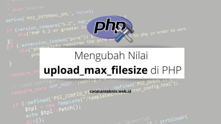 Banner Mengubah Nilai upload_max_filesize di PHP