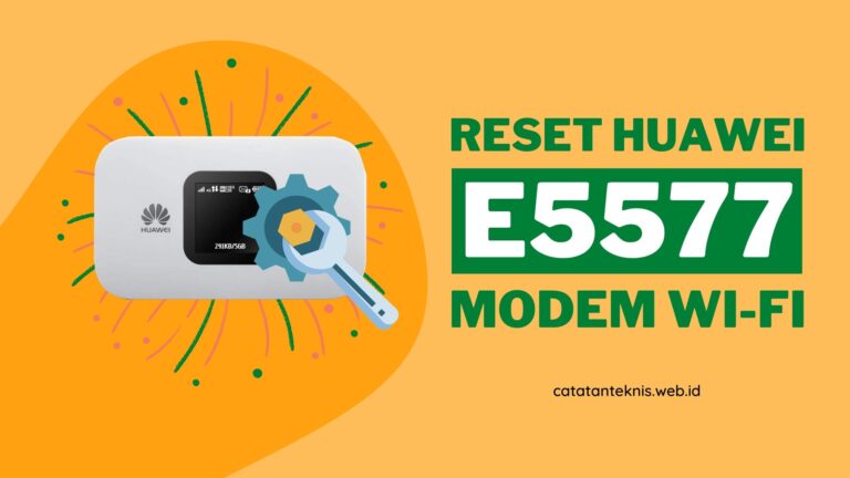 Banner - Reset Huawei E5577 Modem WiFi